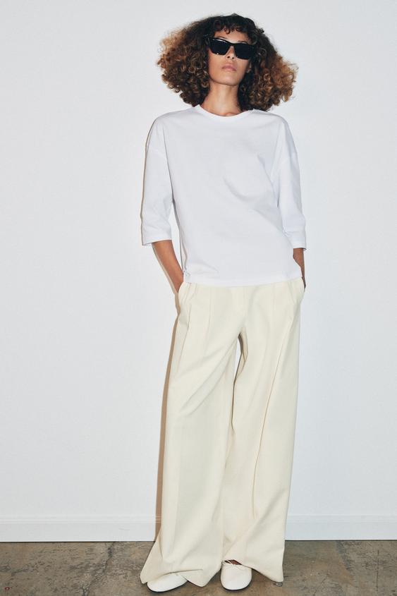 RUSTIC THREE-QUARTER SLEEVE T-SHIRT