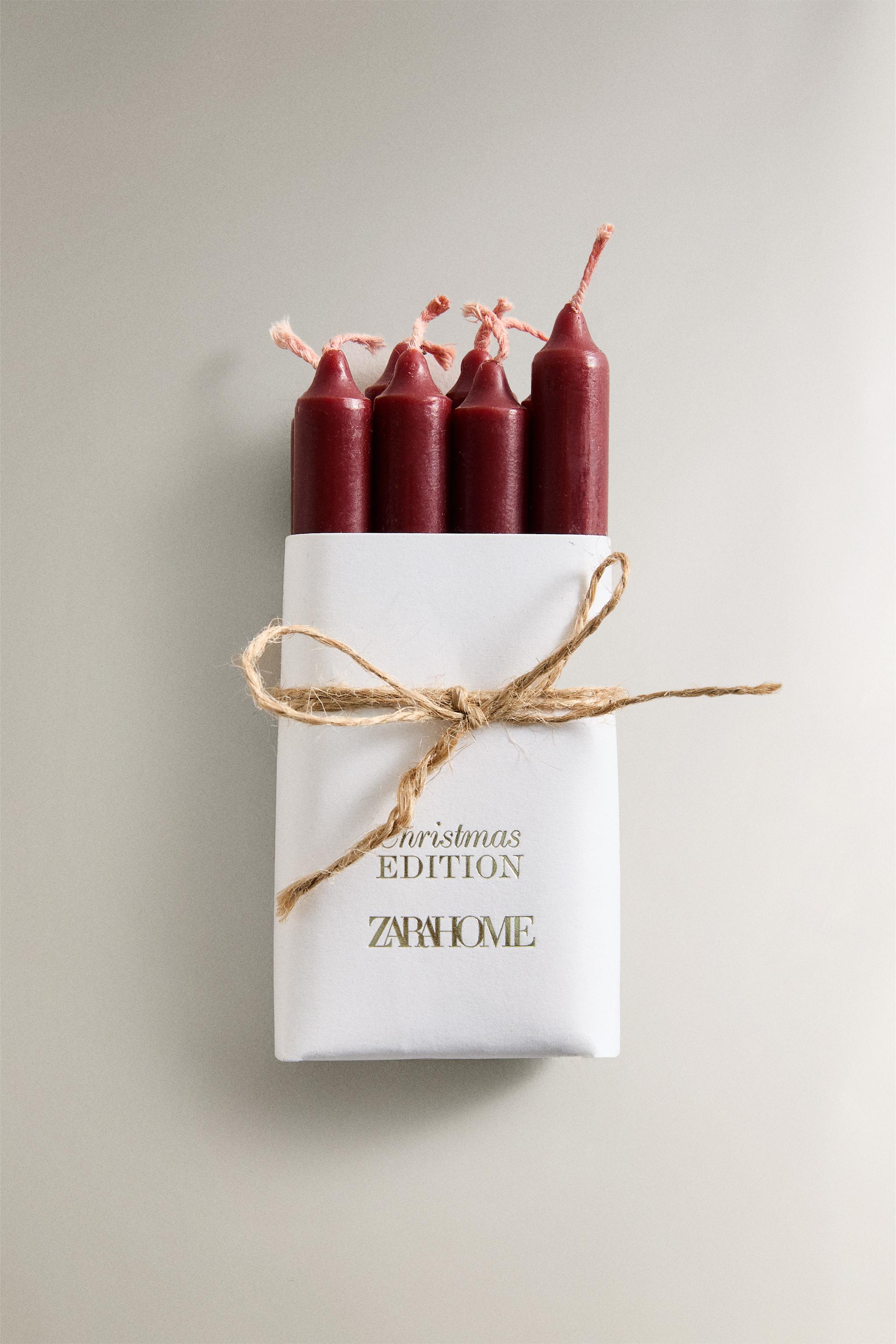 SET OF CHRISTMAS CANDLES (SET OF 8)