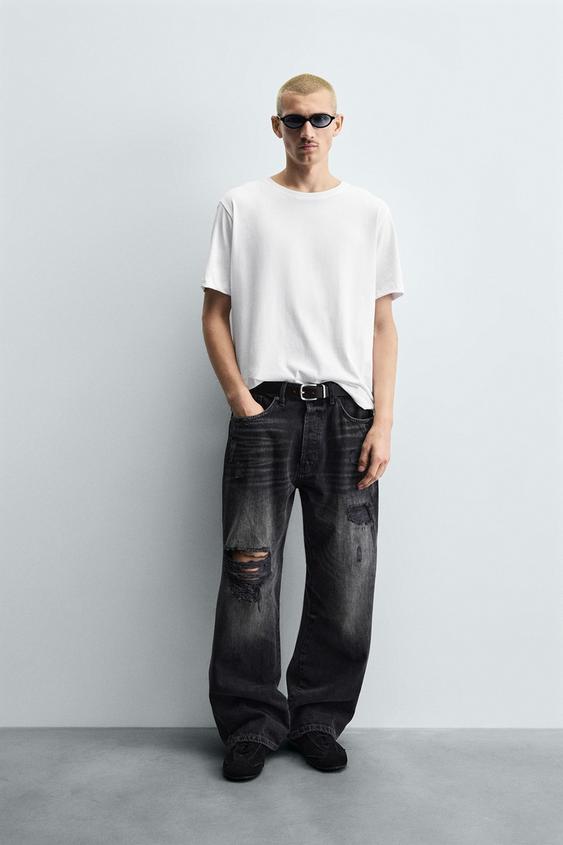 CAMISETA MEDIUM WEIGHT BÁSICA - Blanco de Zara - Imagen 0
