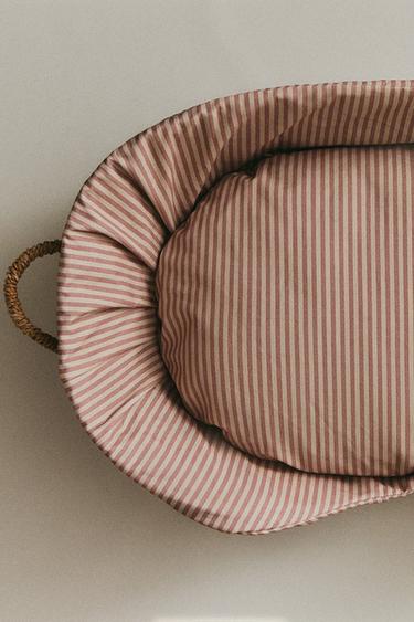 STRIPED PET BED COVER — Pink 1