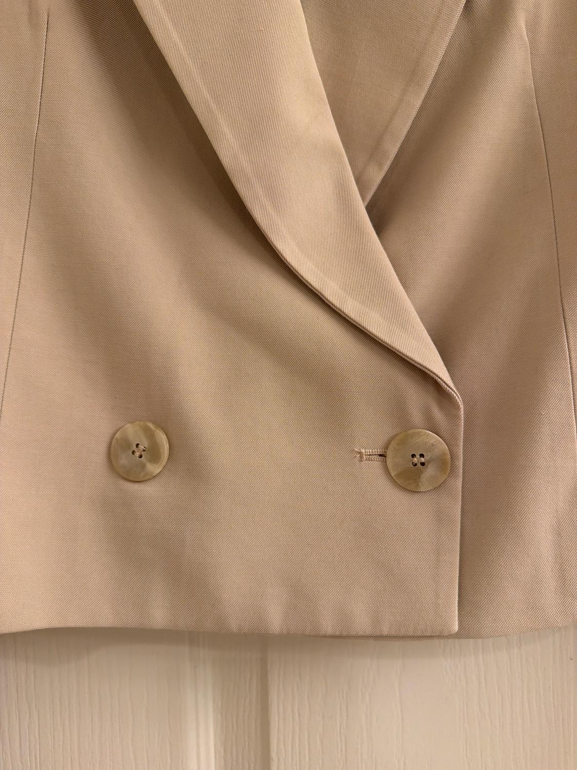DOUBLE BREASTED CROP BLAZER - Image 4