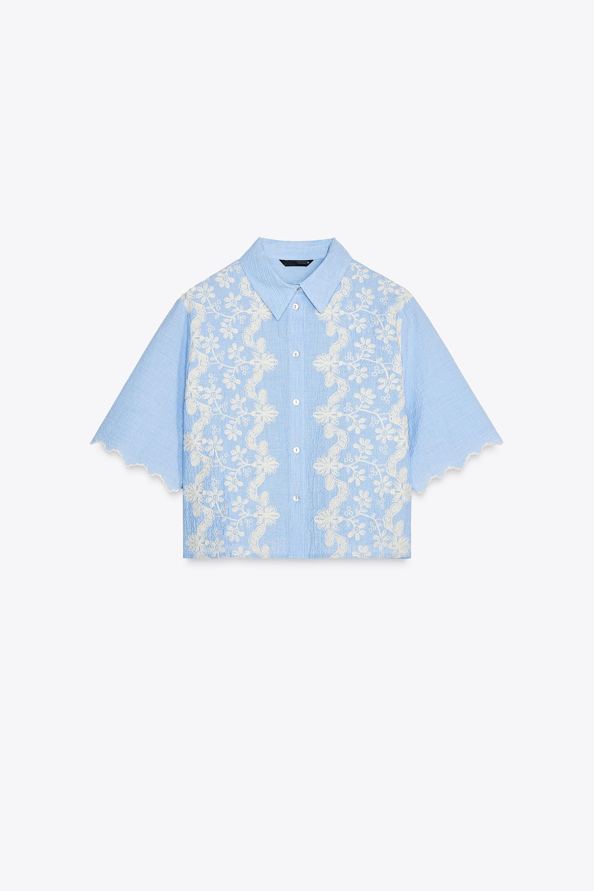 シャツ＆ブラウス - レディース エンブロイダリー | ZARA 日本