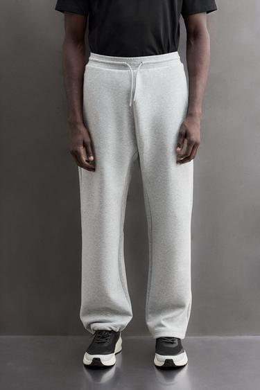 TECHNICAL TRACK PANTS — Gray marl 2
