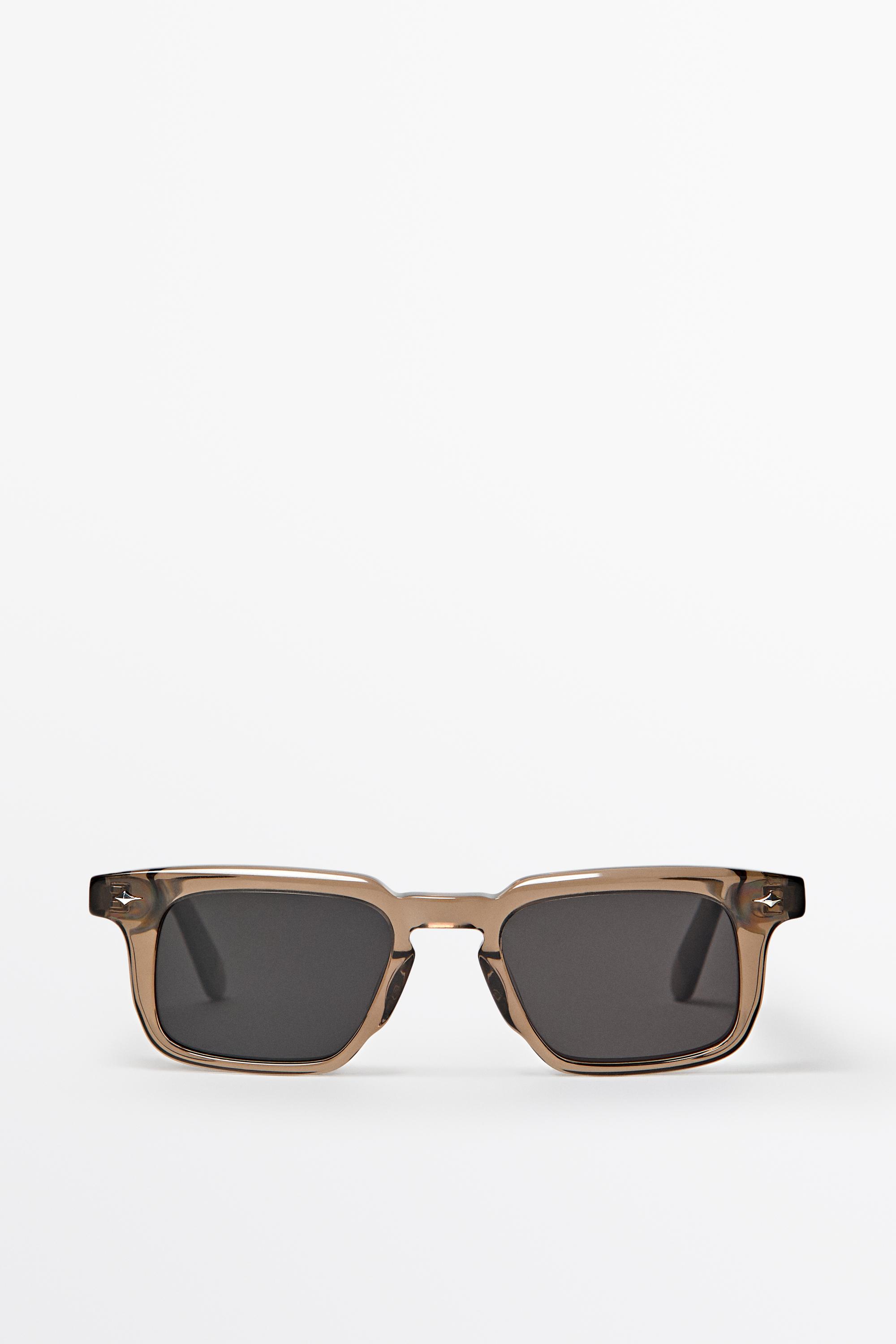 Narrow rectangular sunglasses — Gray