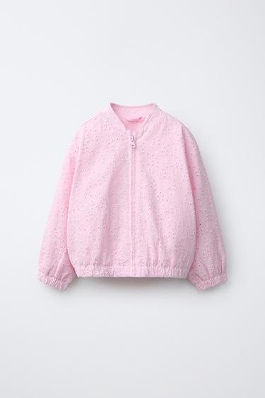 SHIFFLY EMBROIDERED JACKET - Light pink by Zara