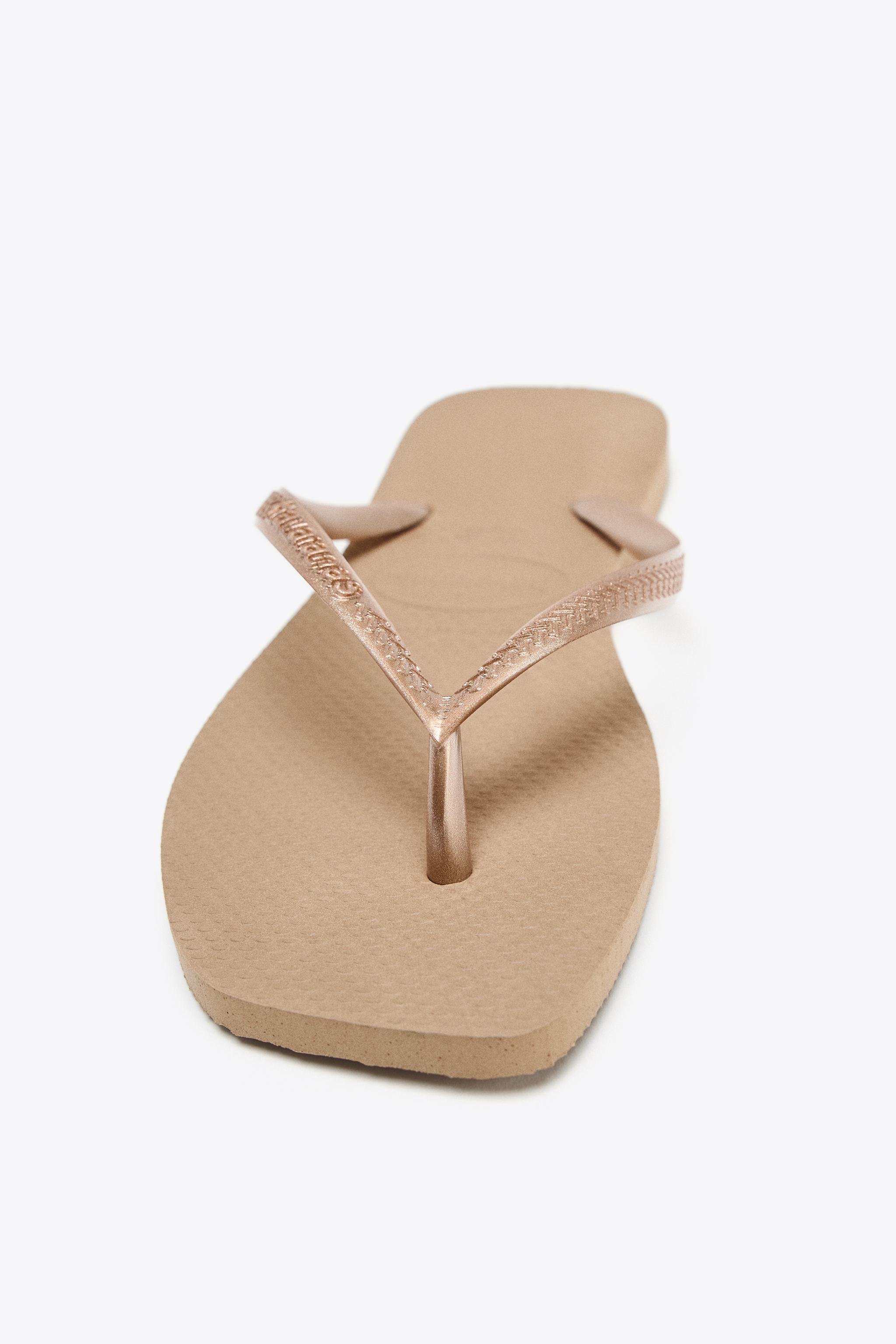 HAVAIANAS ® x ZARA サンダル - ブラウン | ZARA Japan / 日本