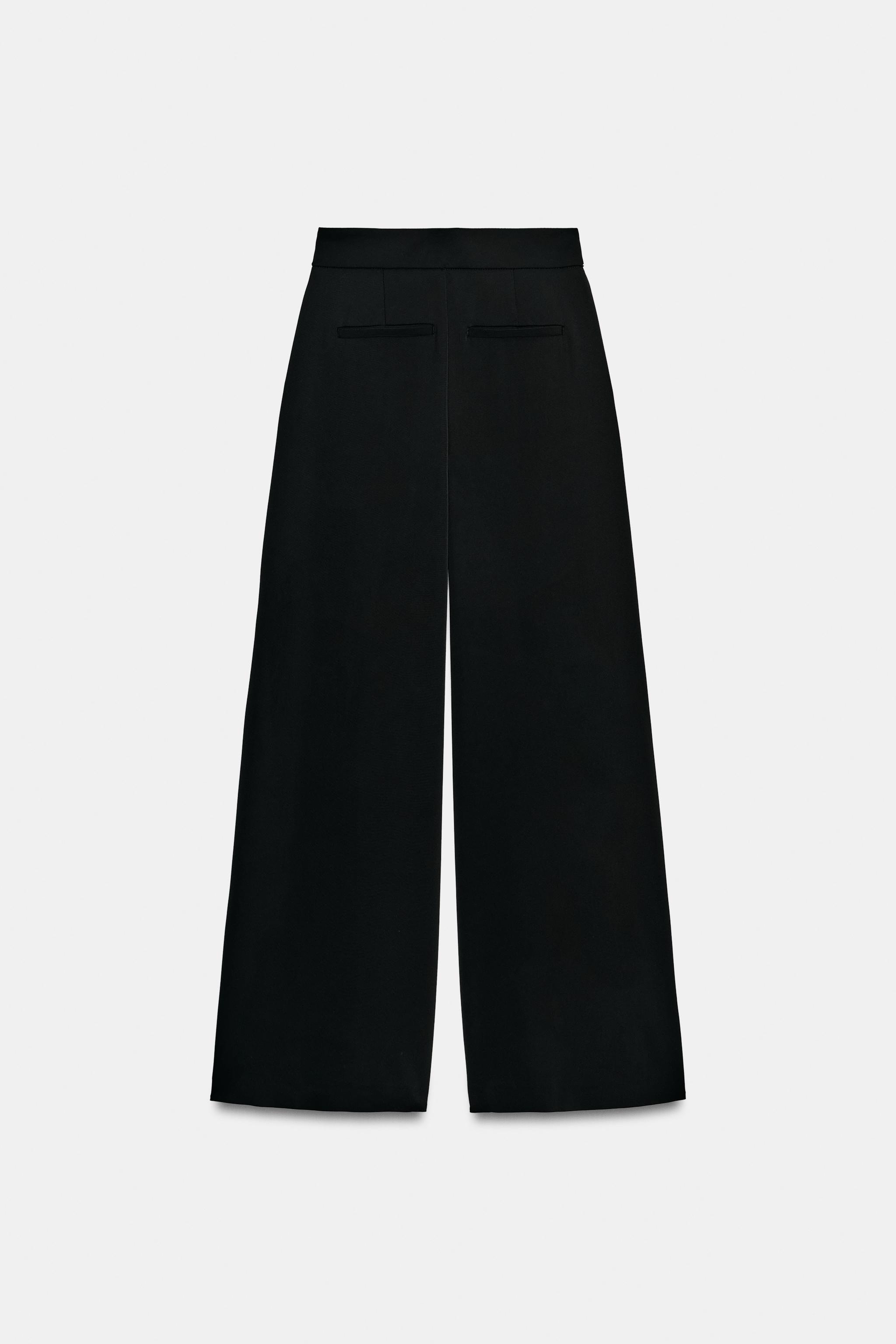 PANTALON PALAZZO BOUTON DORÉ