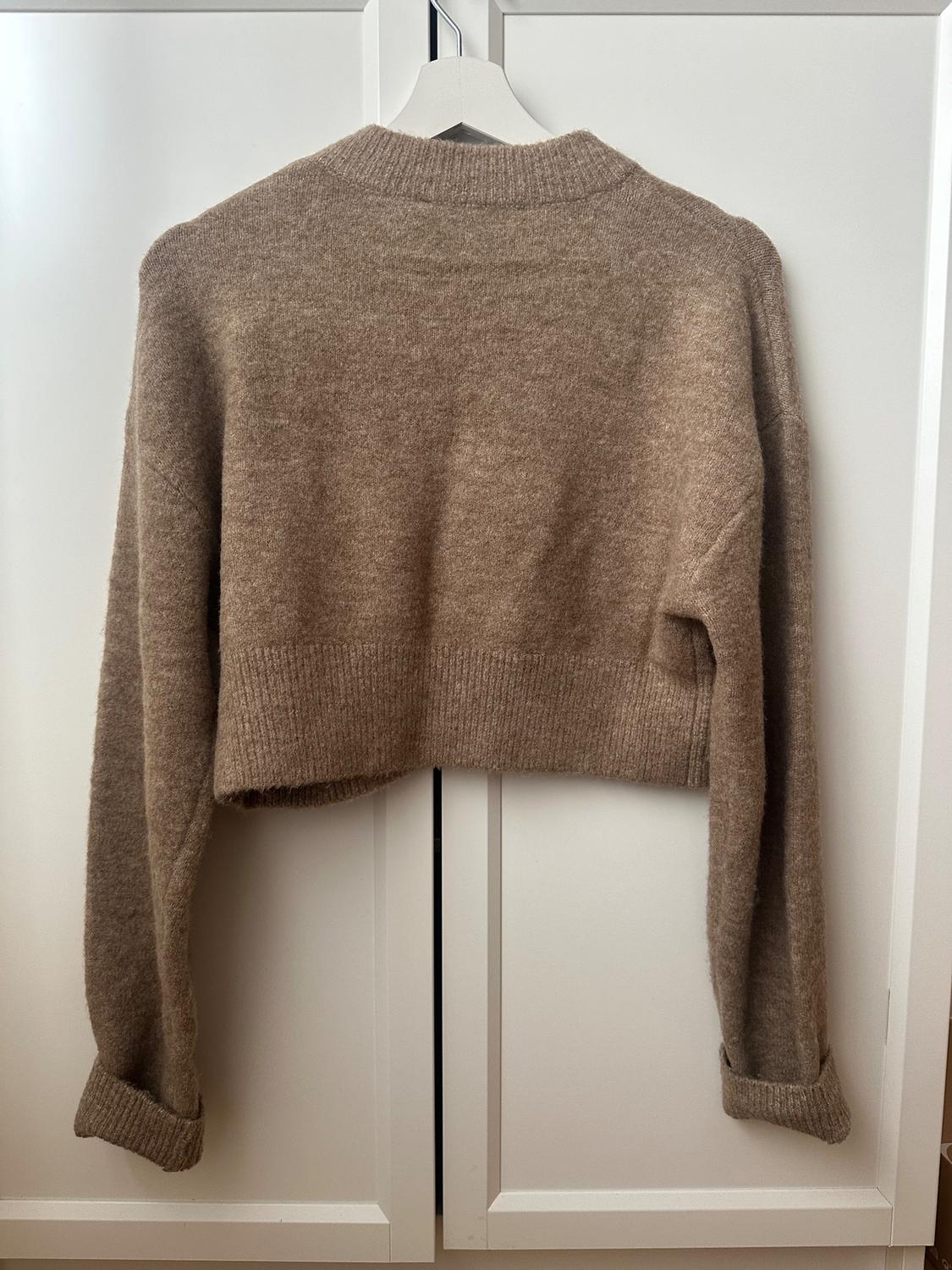 CROPPED KNIT SWEATER - Image 4