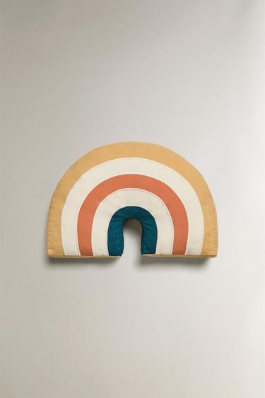 CHILDREN'S RAINBOW CUSHION - Multicoloured by Zara - Image 0