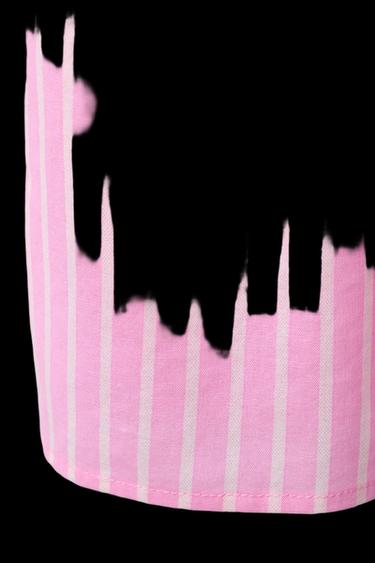 VESTIDO COMBINADO PUNTO CROCHET FLORES - Rosa de Zara