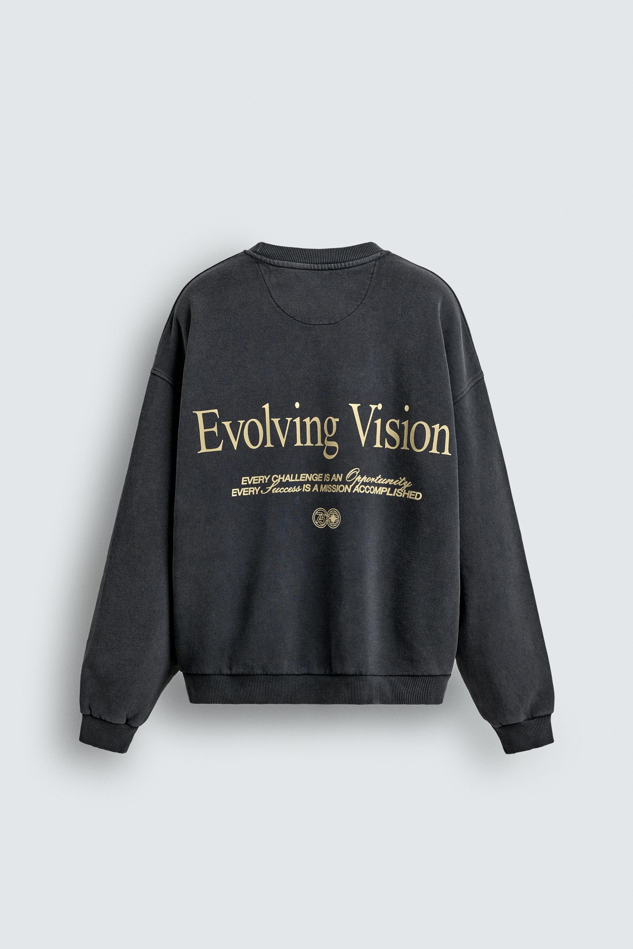 COMBINED PRINT SWEATSHIRT - Light gray | ZARA Canada