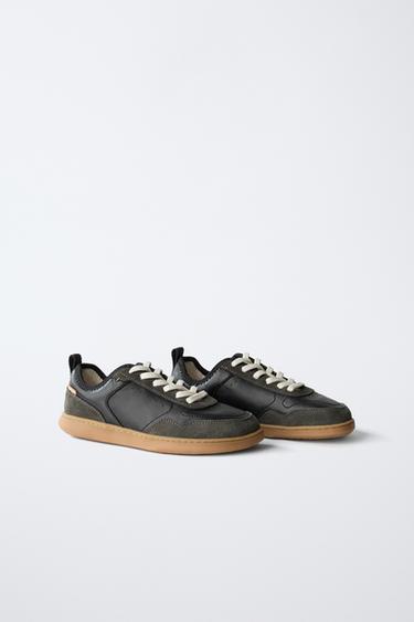 სპორტული ფეხსაცმელი ტყავი BAREFOOT - Zara-ს Black