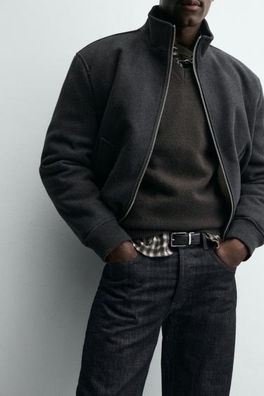 REVERSIBLE LEATHER BELT - Black by Zara - Image 1