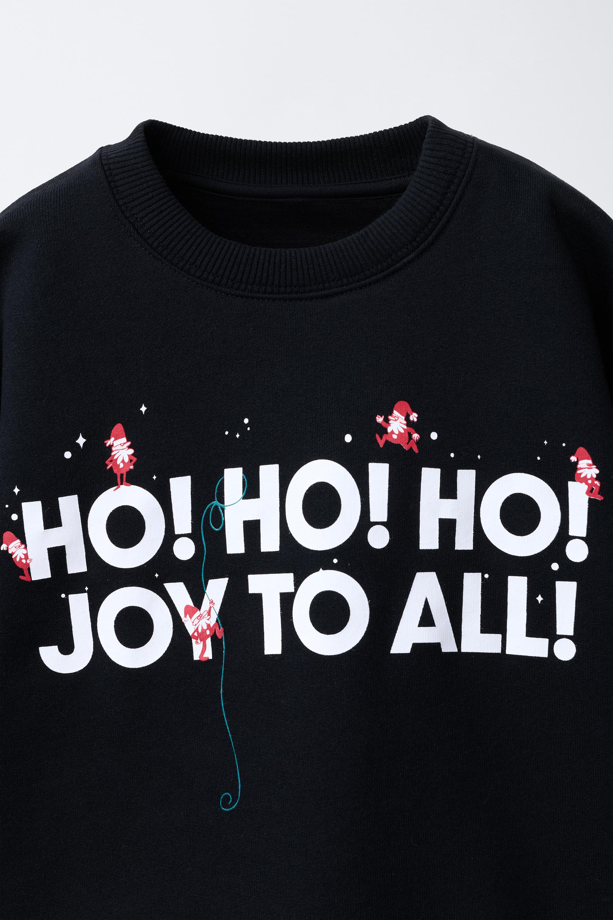 SANTA CLAUS PRINT SWEATSHIRT