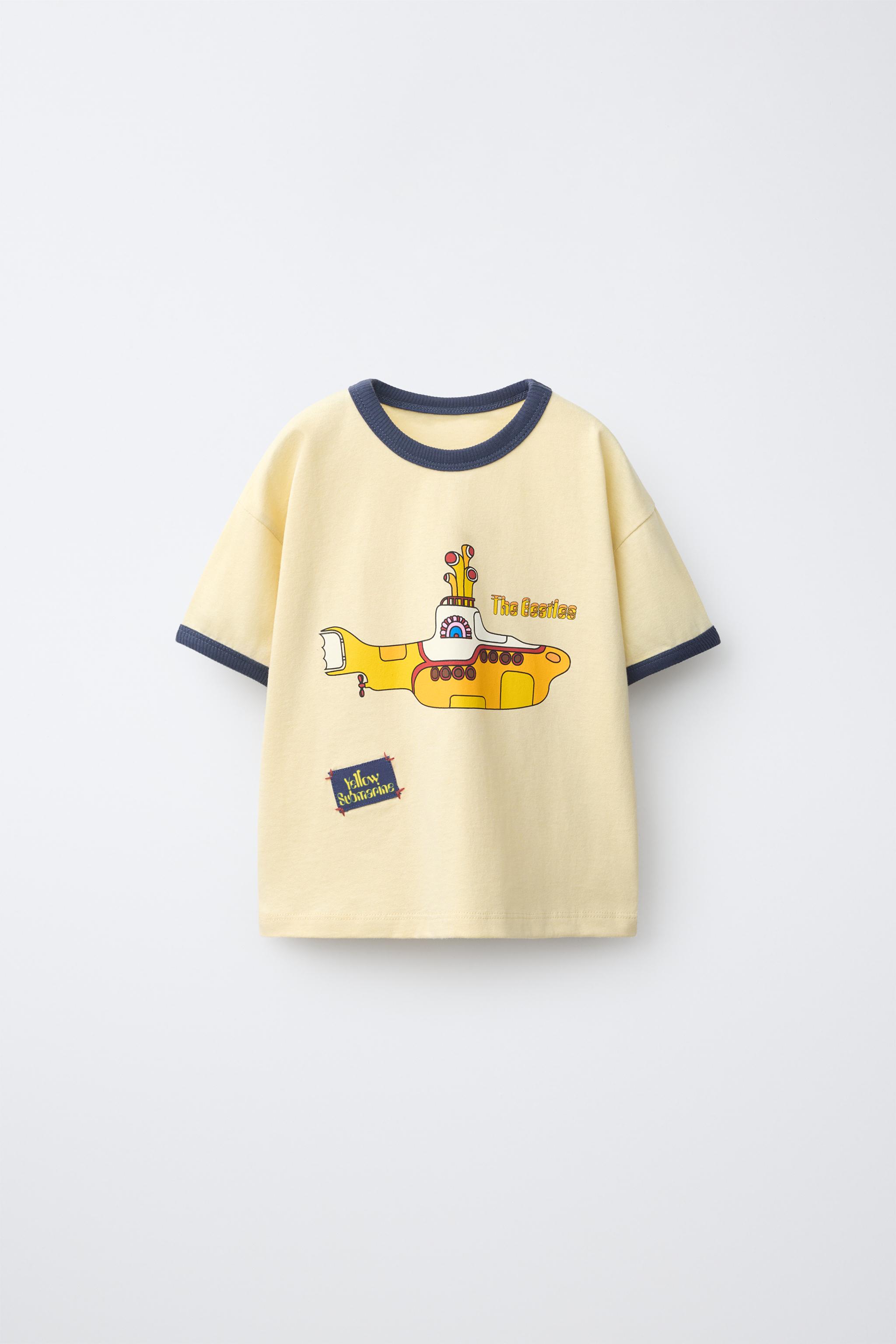 THE BEATLES™ YELLOW SUBMARINE T-SHIRT — Light yellow