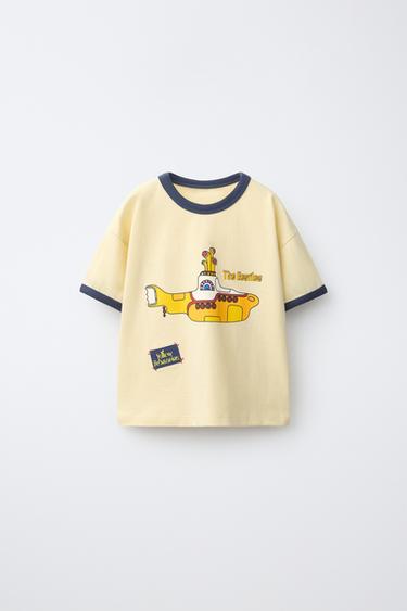 THE BEATLES ™ YELLOW SUBMARINE PRINTLI FUTBOLKA - Och sariq Zara tomonidan