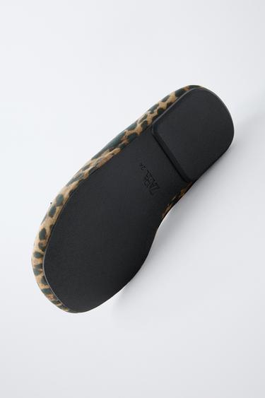 BALLERINES ANIMAL PRINT - Noir de Zara - Image 5