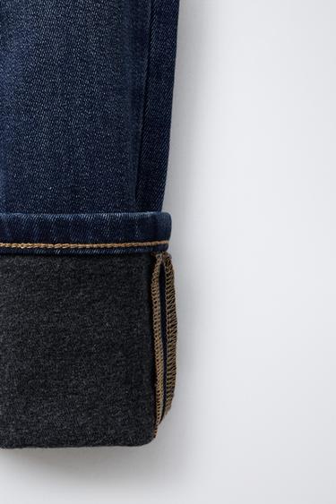 JEAN SKINNY GRATTÉ - Bleu de Zara - Image 3