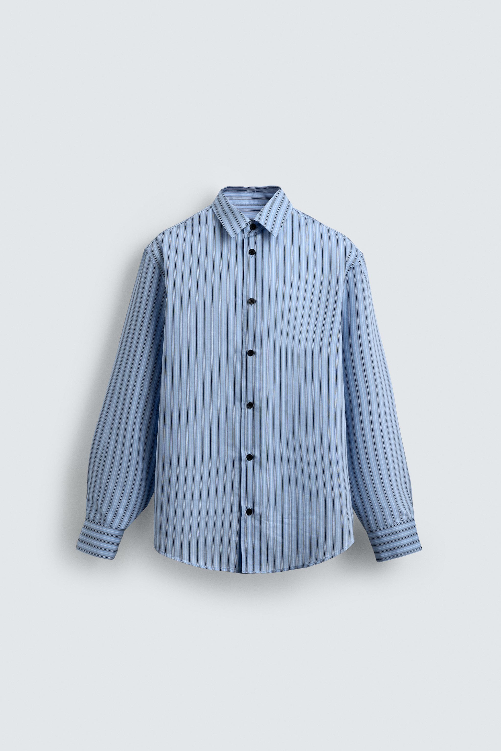 RELAXED FIT STRIPED SHIRT