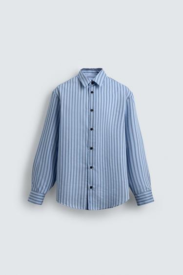 STRIPED RELAXED FIT SHIRT - 981 by Zara