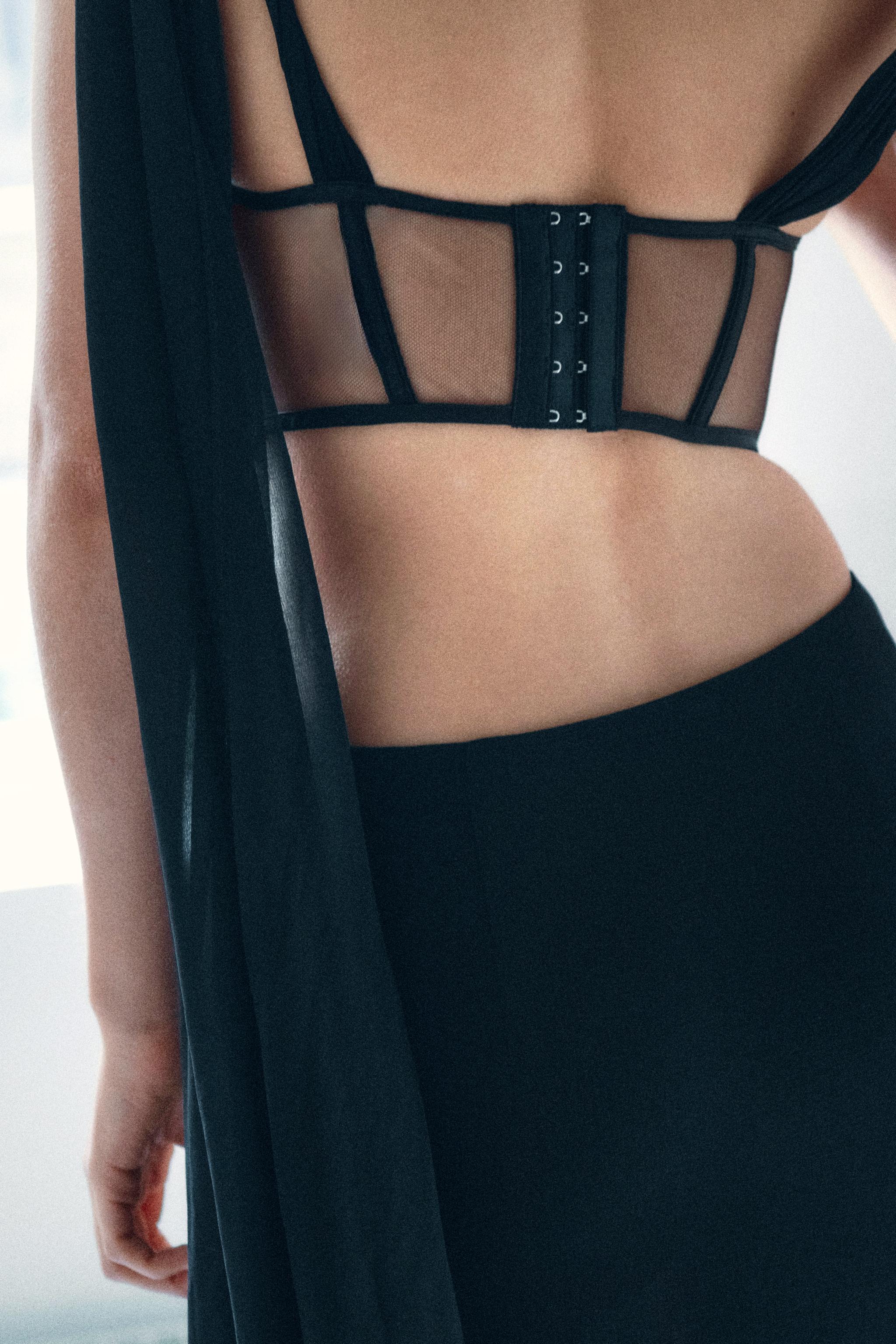 TOP BUSTIER DRAPÉ BIMATIÈRE