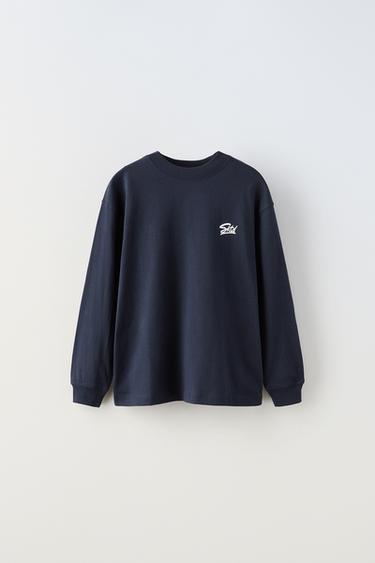 ФУТБОЛКА SKTD — МОРСКОЙ СИНИЙ от Zara — изображение 0