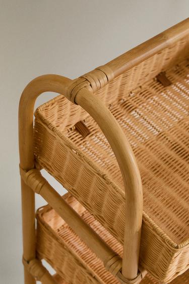 ÉTAGÈRE RANGEMENT ROTIN - Beige clair de Zara - Image 1