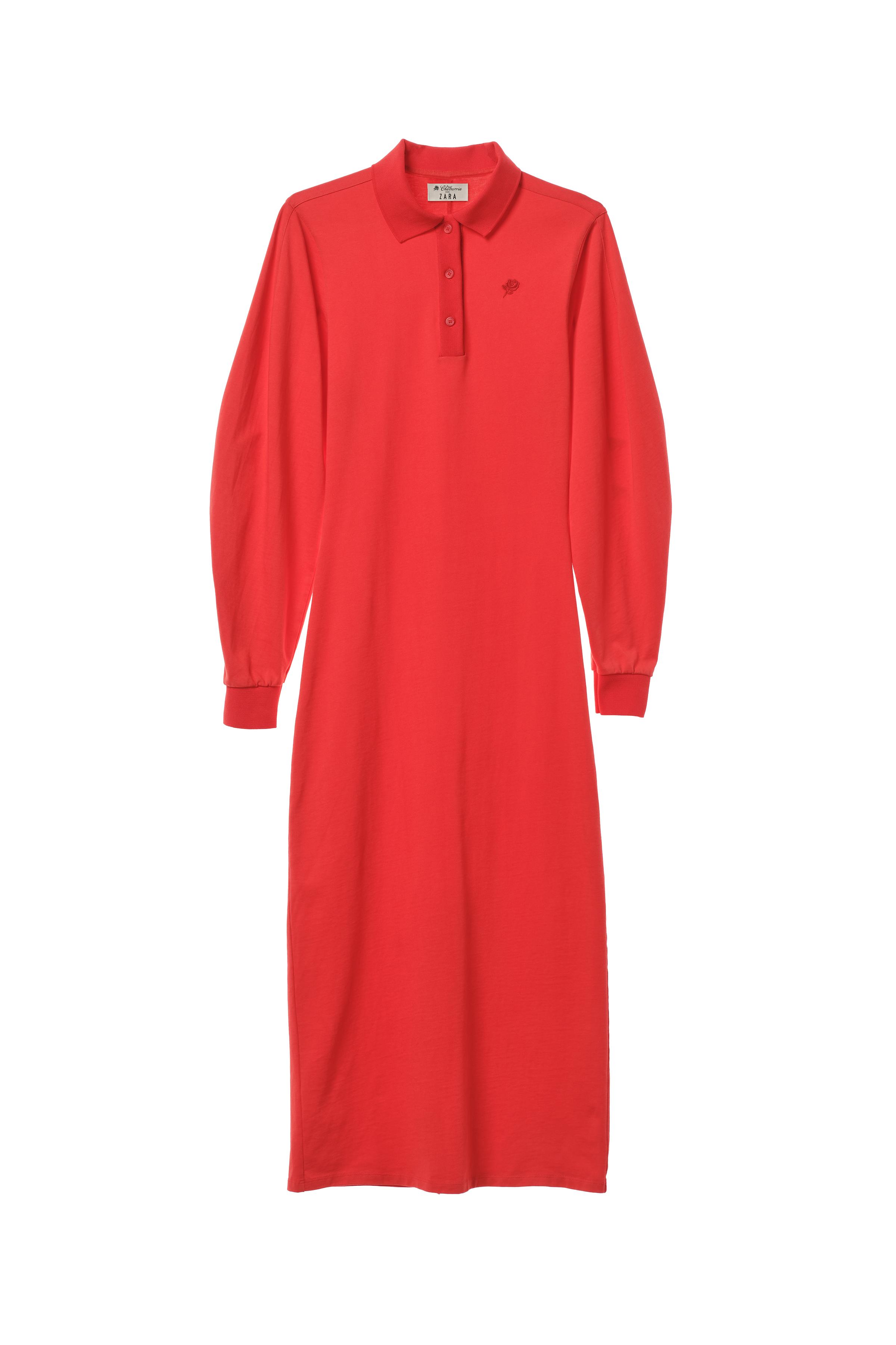 WILLY CHAVARRIA X ZARA POLO COLLAR DRESS - Red | ZARA United States