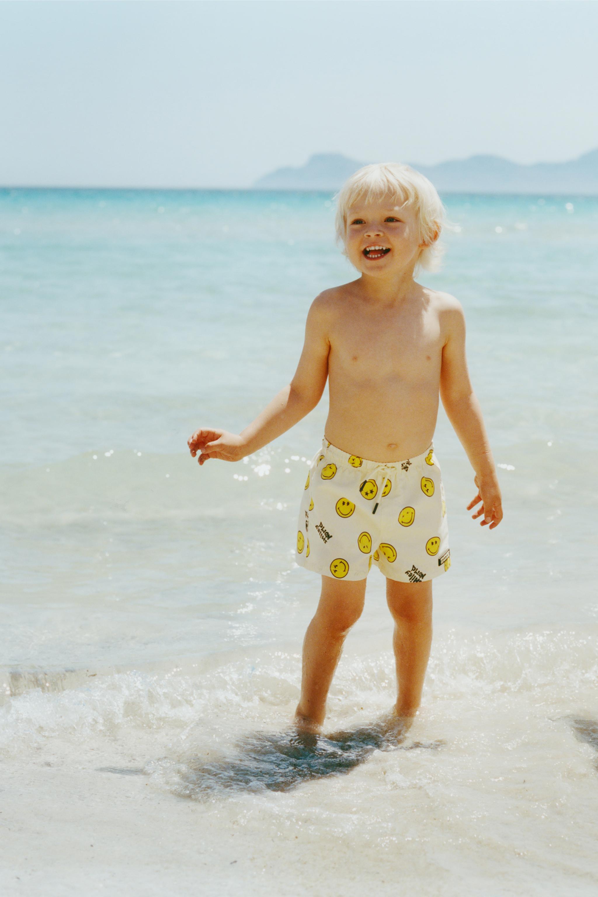 Zara 2-6 YEARS/ SMILEYWORLD ® SWIM SHORTS