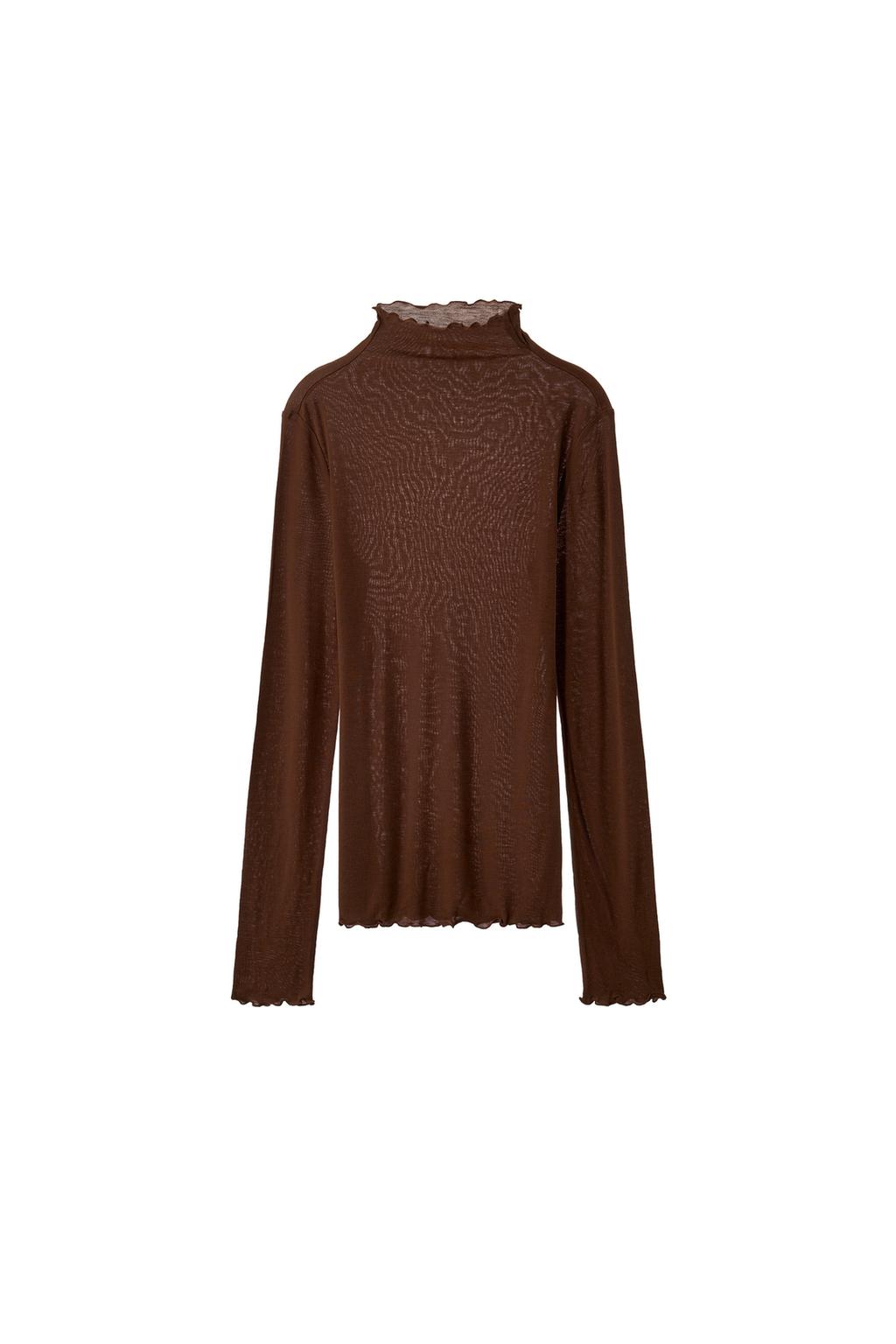 PLAIN T-SHIRT WITH LYOCELL - image 3