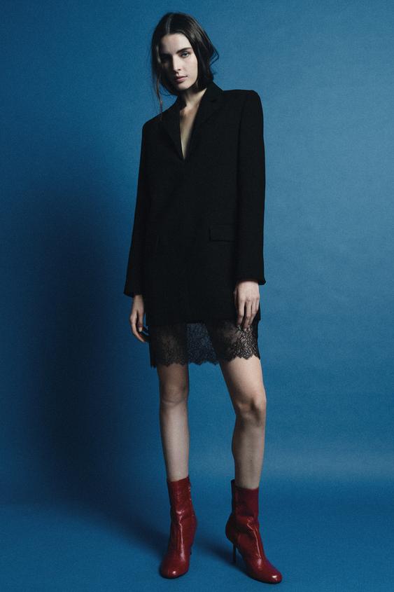 zara black blazer dress the jackets?!!! And the , Comment LINKS for all the outfit links sent straight to your DMs , Im obsessed with that cream dress with the feathers! And the navy viral jacket?! Sleeveless Mini Dress Black Sleeveless