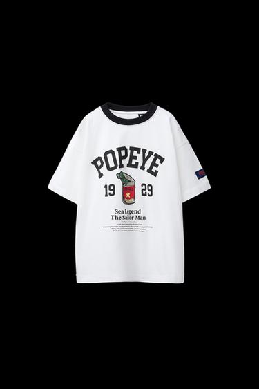 POPEYE © PRINT T-SHIRT - White by Zara - Image 0