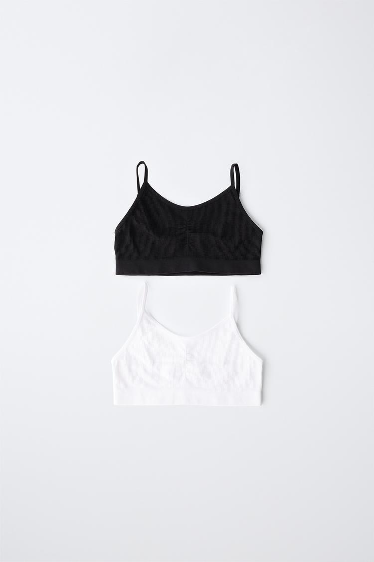 8-14 AÑOS/ PACK DOS TOPS SEAMLESS