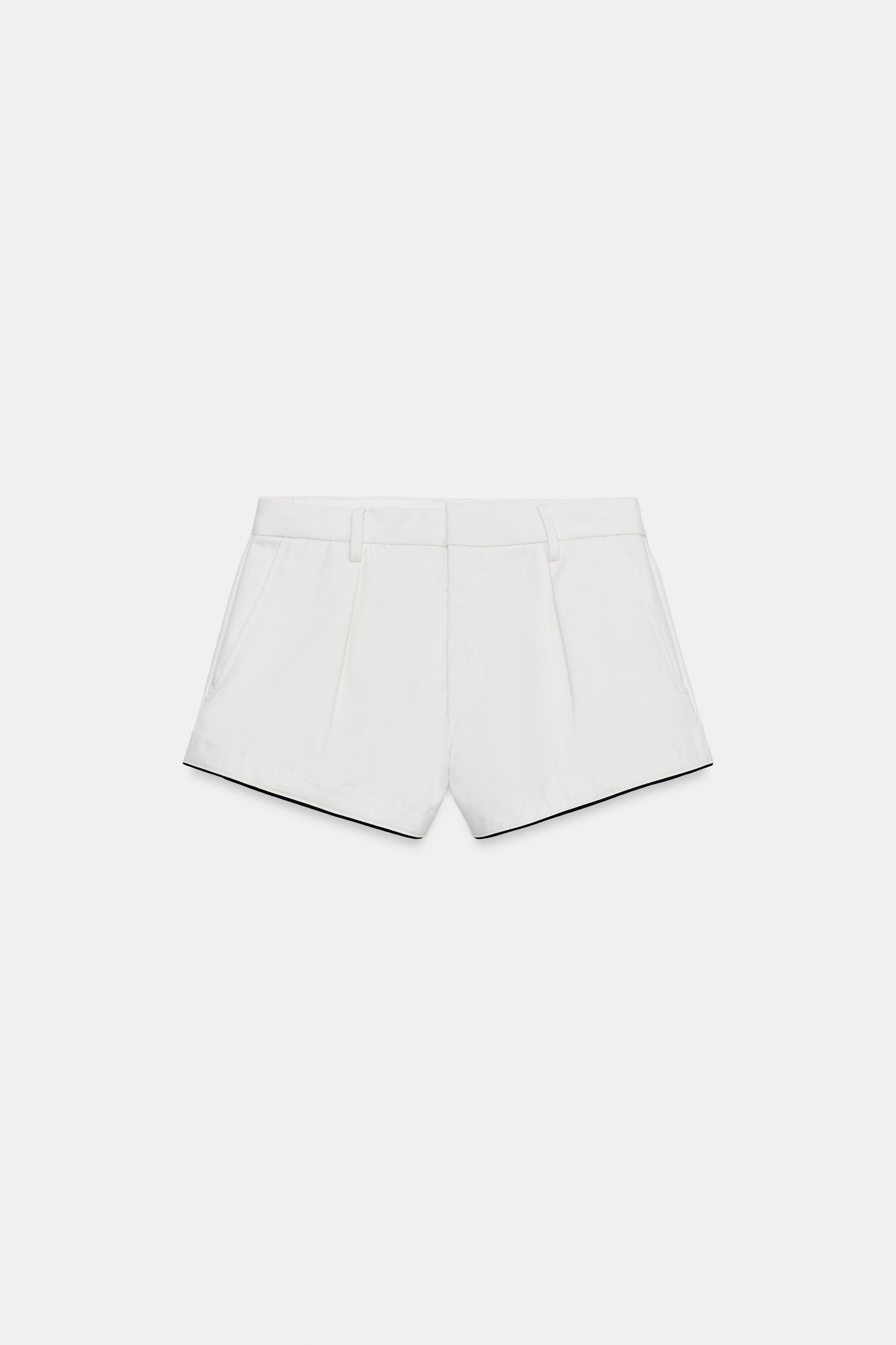 SHORT EN JEAN À PINCES ZW COLLECTION