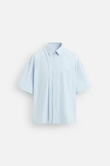 뒷면 효과 하이테크 셔츠 - Zara의 하늘색 - 이미지 0