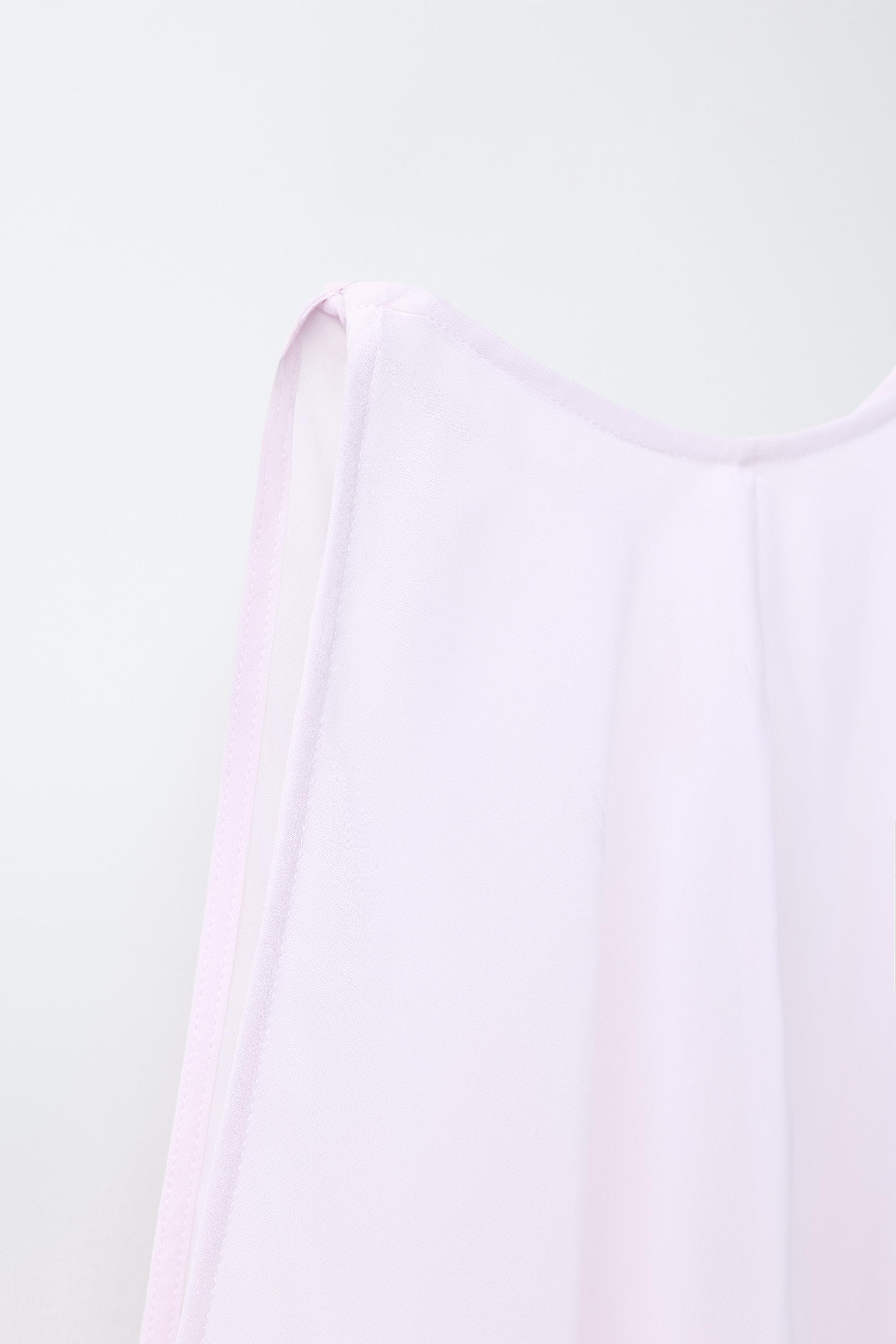 ASYMMETRIC CHIFFON CAPE