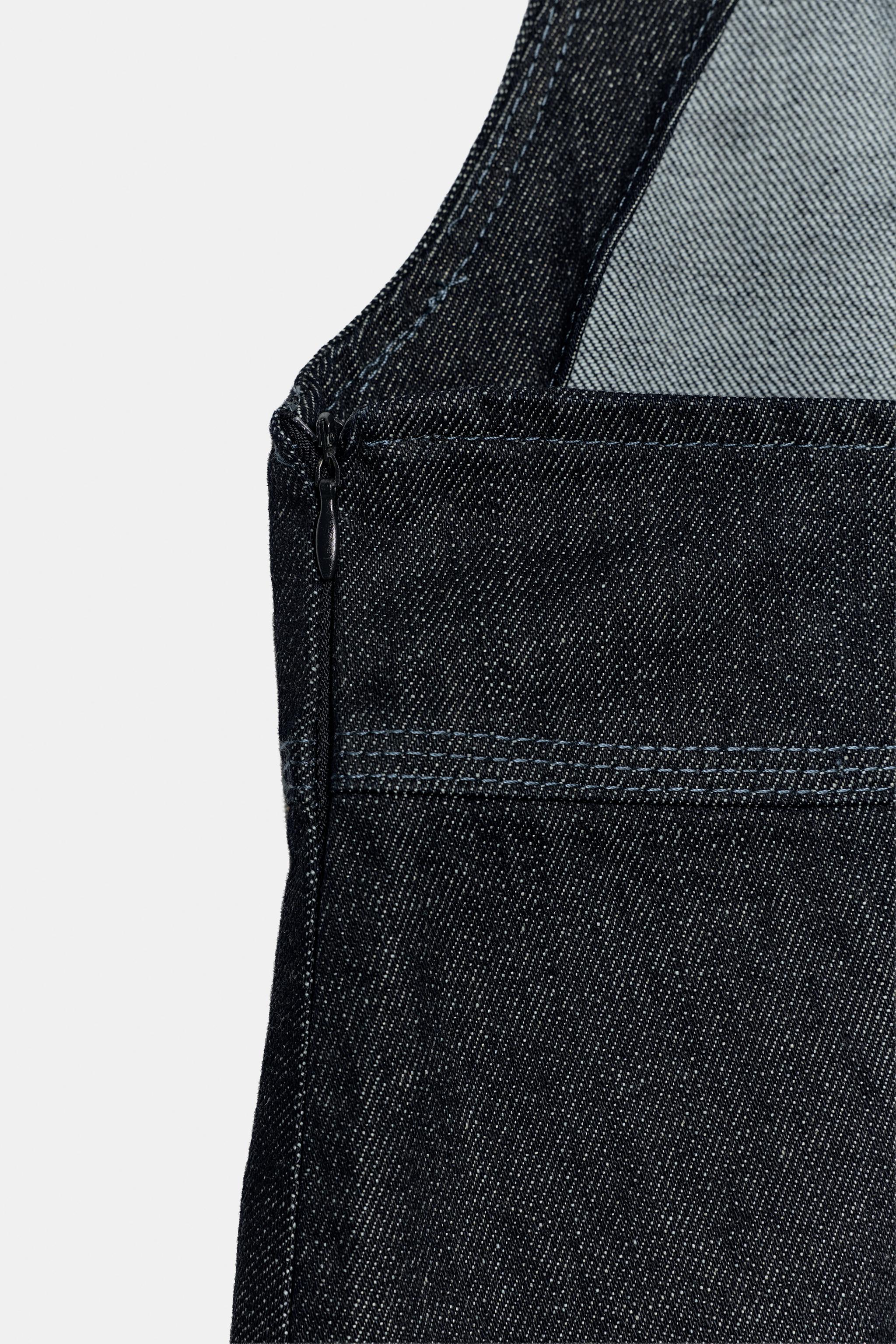 Женские платья Zara ZW COLLECTION DENIM DRESS — фото 6