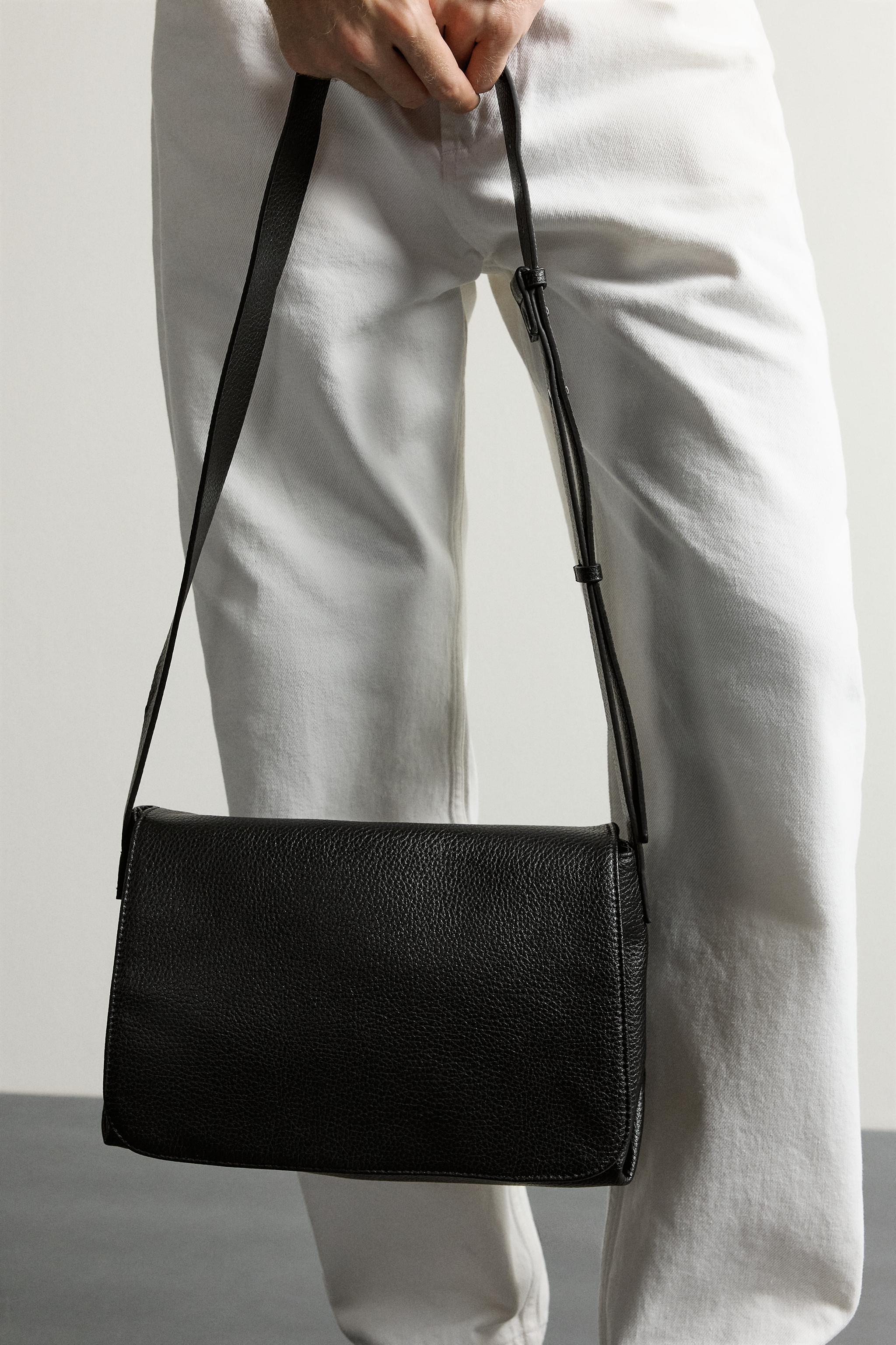 フラップ クロスボディバッグ - ブラック | ZARA Japan / 日本