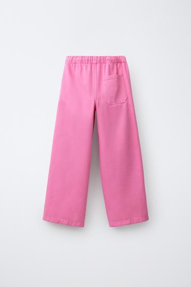 WIDE-LEG TROUSERS - Pink by Zara - Image 1