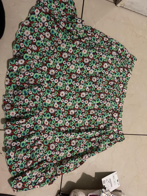 PRINTED RUFFLE SKIRT - Image 3