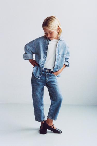 Zara MOM FIT JEANS - Mid-blue