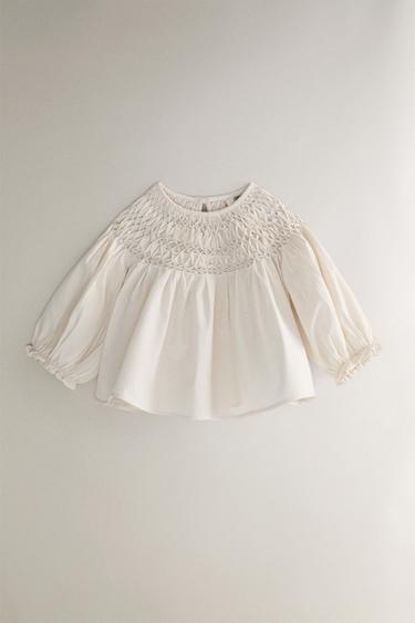 ENSEMBLE BÉBÉ NID D’ABEILLE ENFANT - Crème de Zara - Image 1