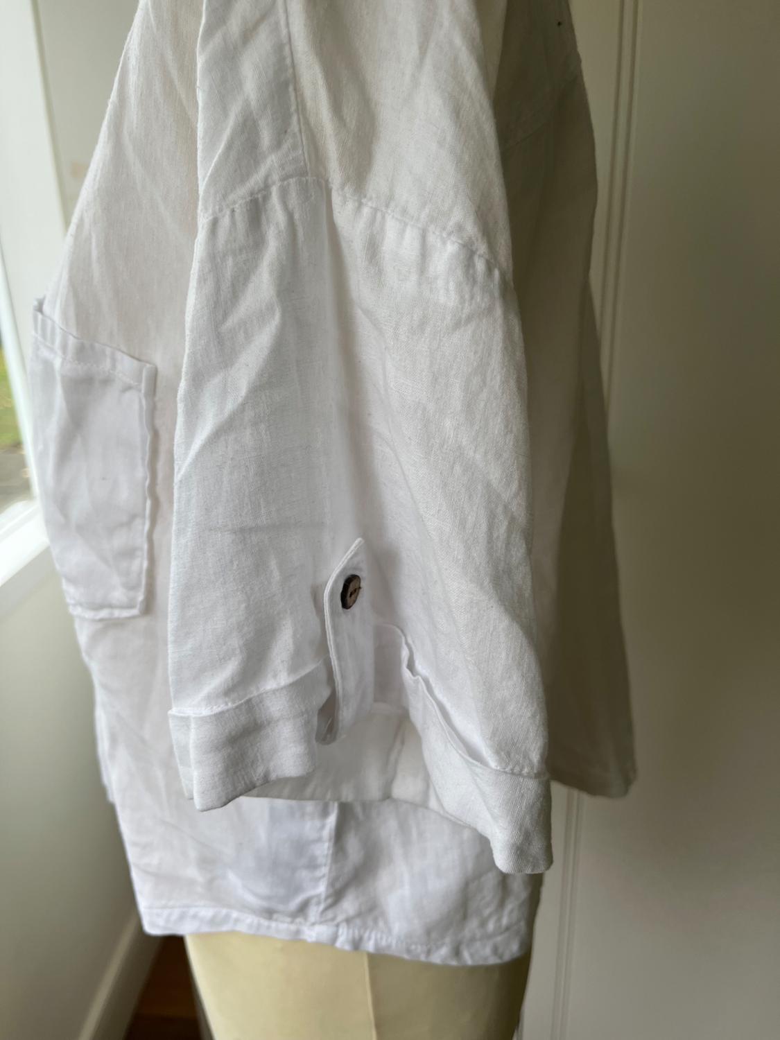 LINEN BLEND SHORT SLEEVE SHIRT - Image 5