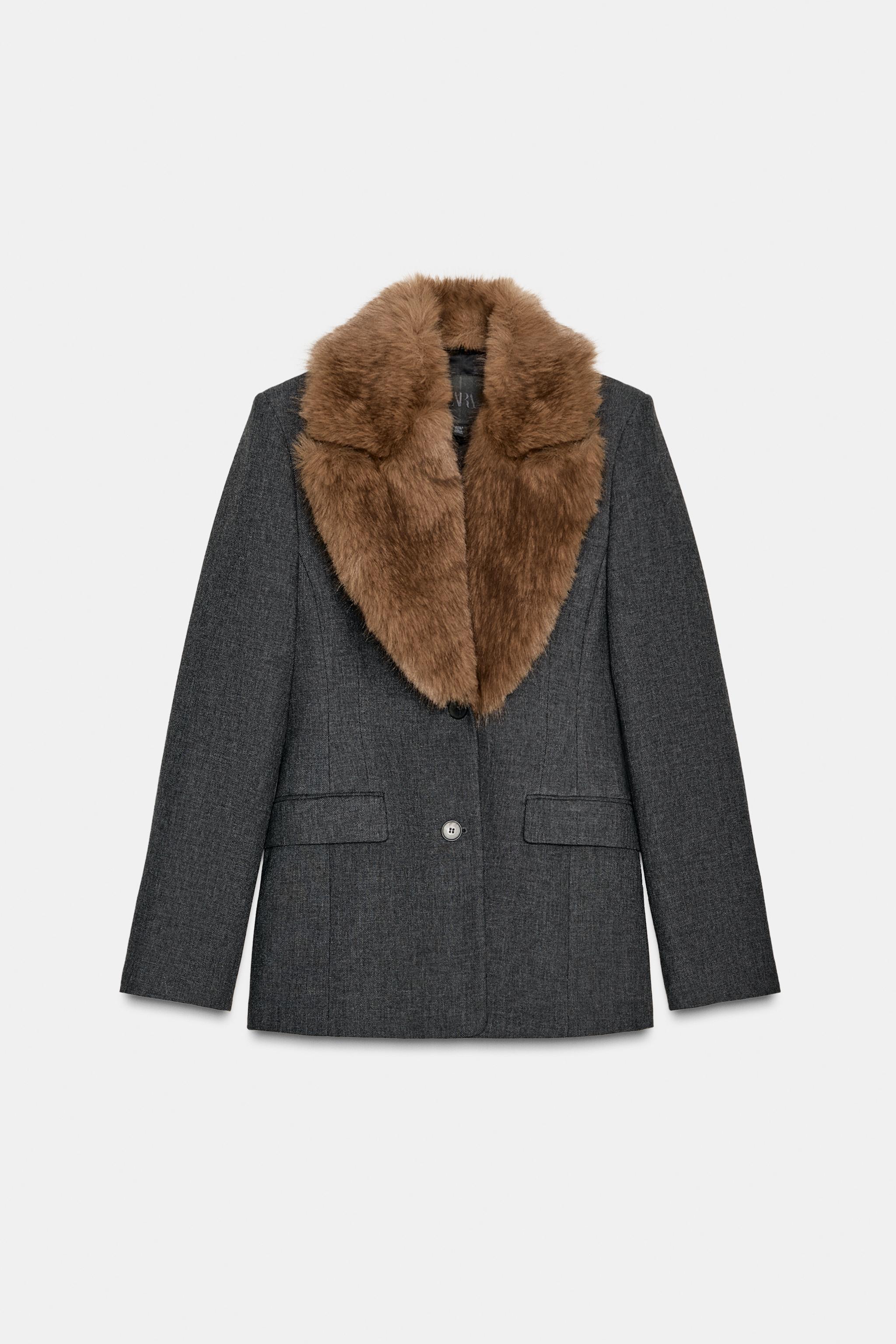 ジャケット・アウター Tie.me grace fur collar wool coat Fur Collar Double Breast Melton Jacket - Off White – LEGiT