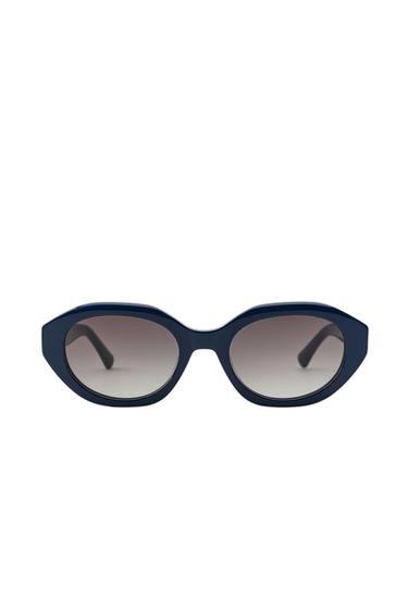 Zara OVAL SUNGLASSES - Blue