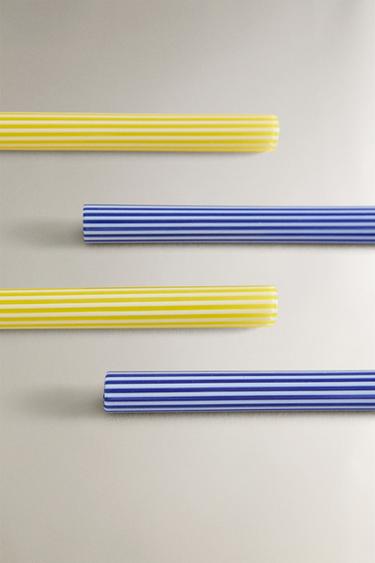 LOT PATÈRES BOROSILICATO RAYURES (LOT DE 4) - rayures de Zara - Image 4