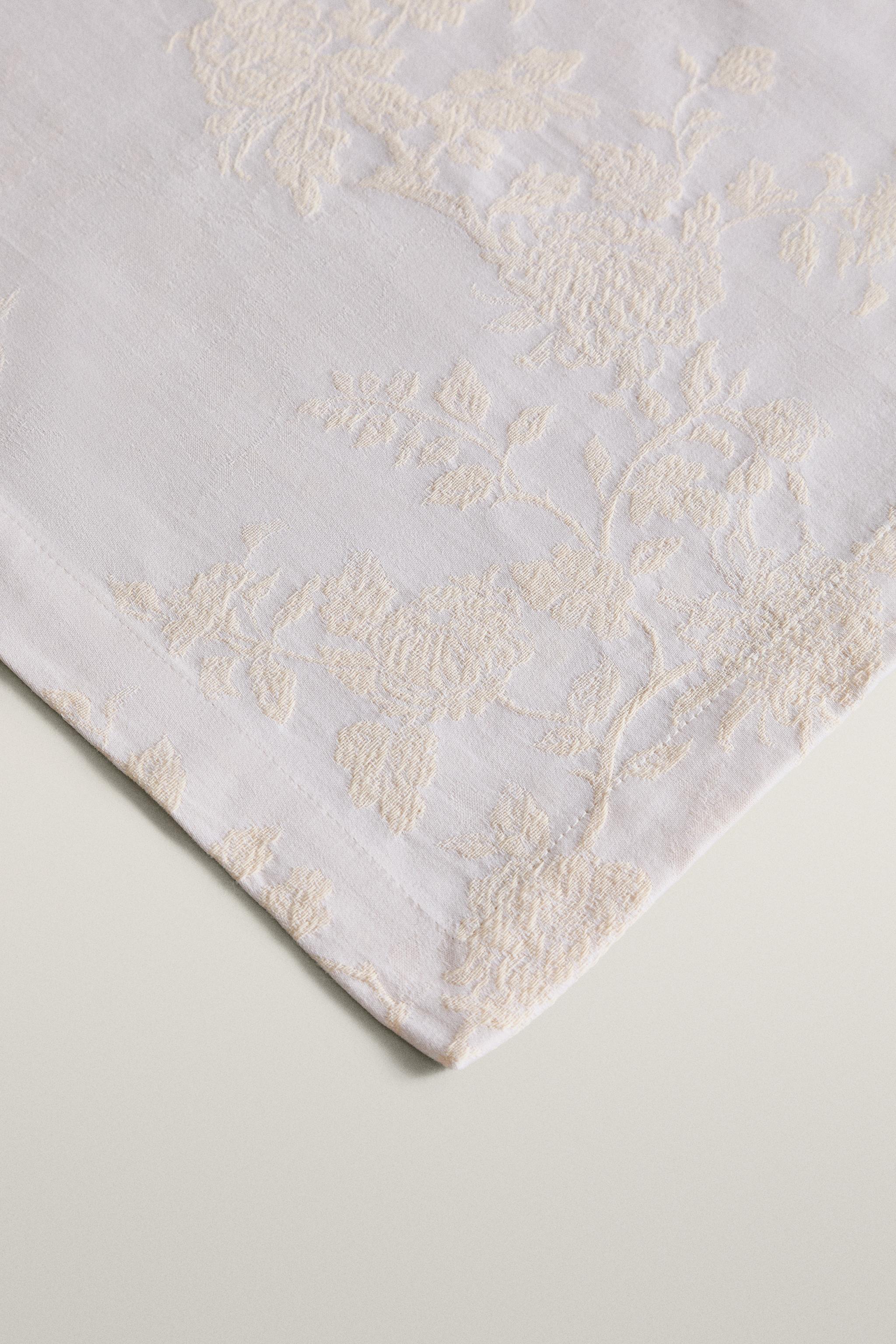 PACK SERVIETTES DE TABLE COTON JACQUARD (LOT 2)