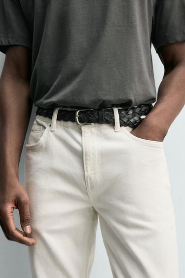 JEAN SLIM BASIQUE - Blanc cassé de Zara - Image 6