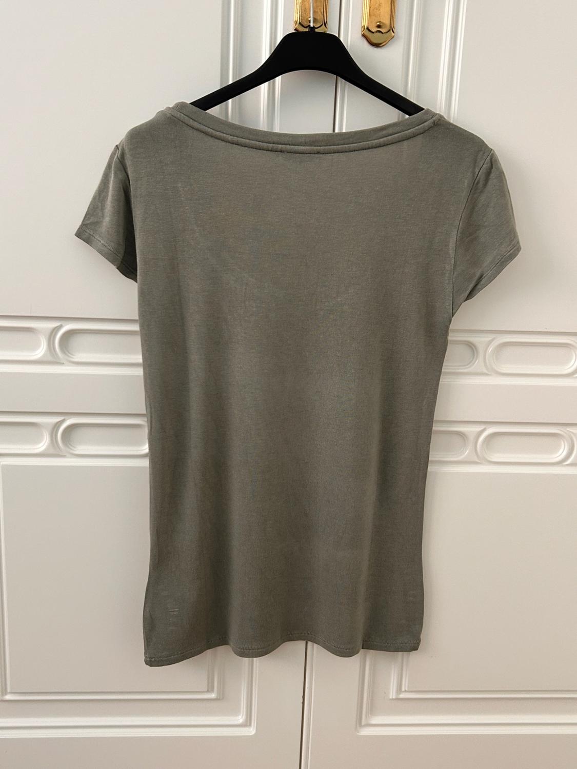 VISCOSE ROUND NECK T-SHIRT - Image 2