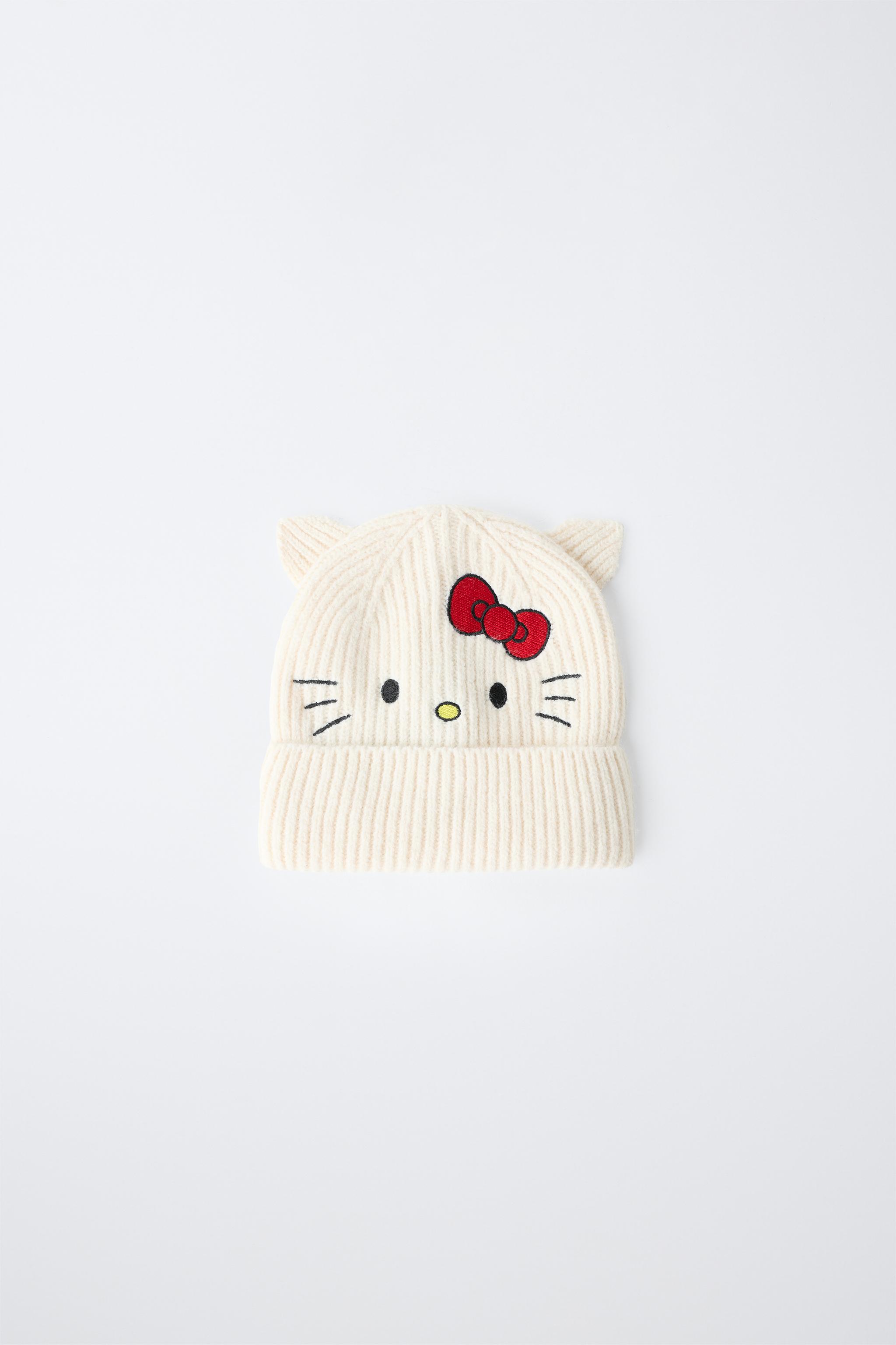 HELLO KITTY © SANRIO EMBROIDERED KNIT BEANIE